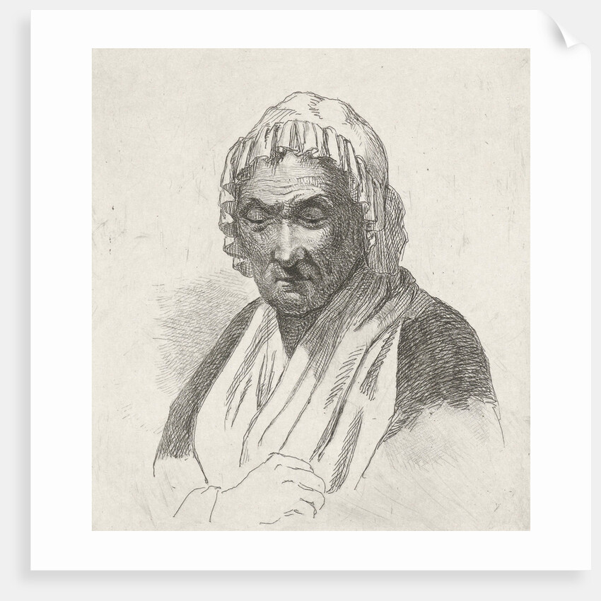 Older woman by David van der Kellen II