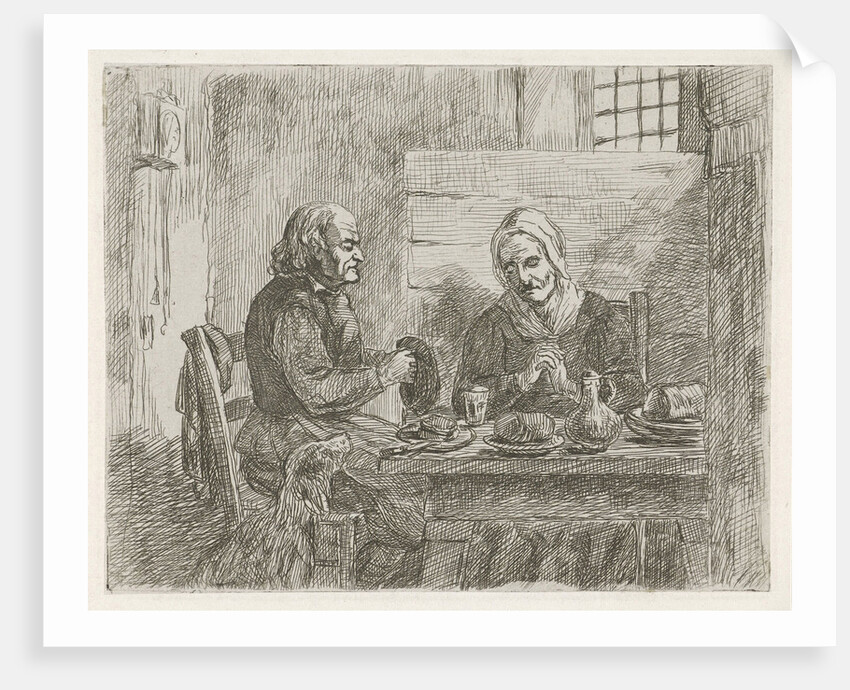 Prayer before the meal by David van der Kellen II