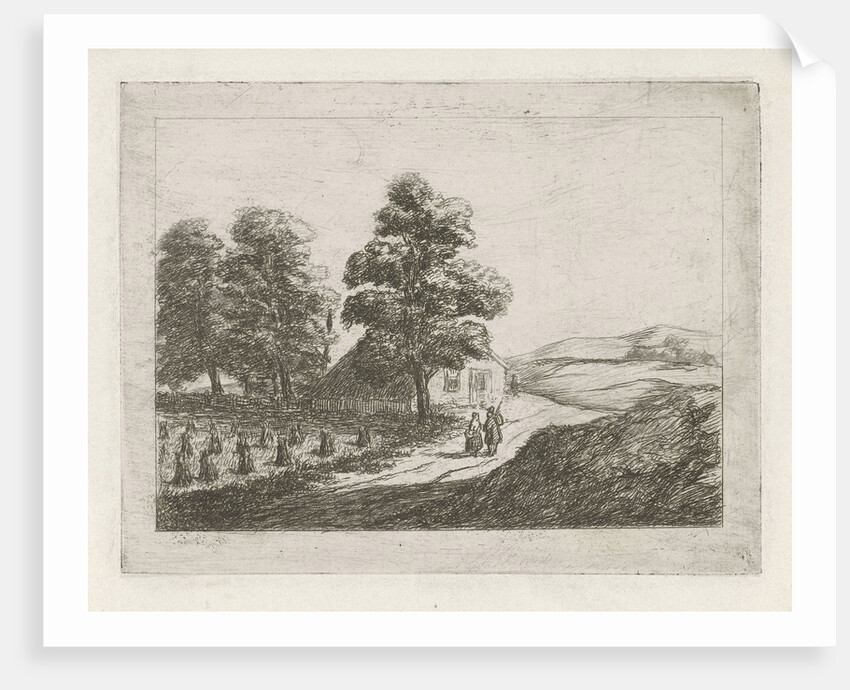 Hilly landscape by David van der Kellen II