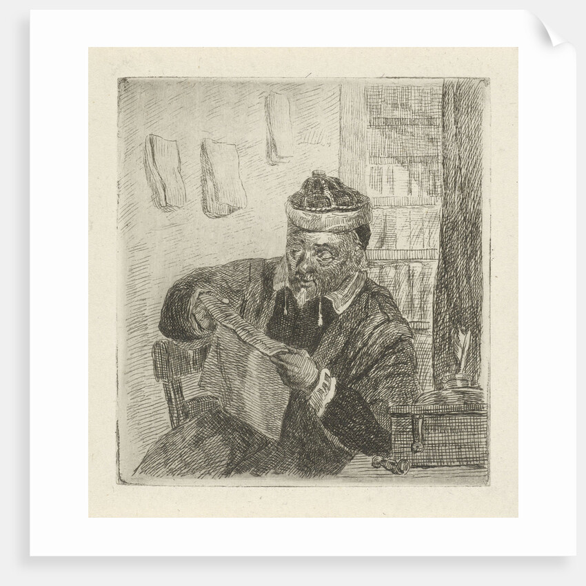 Reading man by Pieter Christoffel Wonder