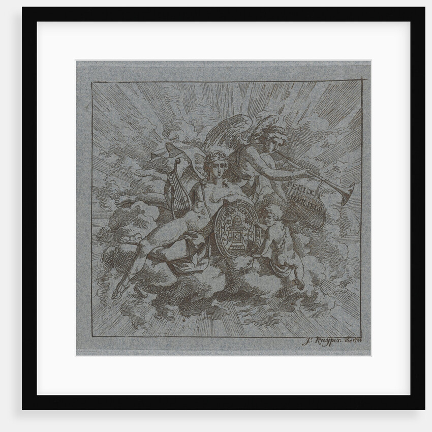 Allegorical composition by Felix Meritis by Jacques Kuyper