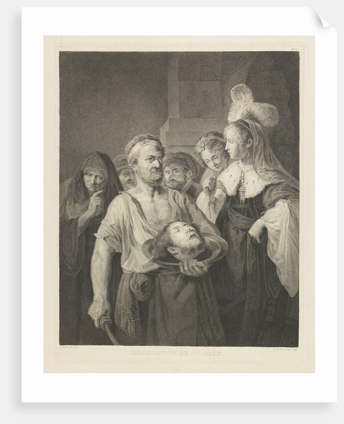 Salome receives the head of John the Baptist by Rembrandt Harmensz. van Rijn