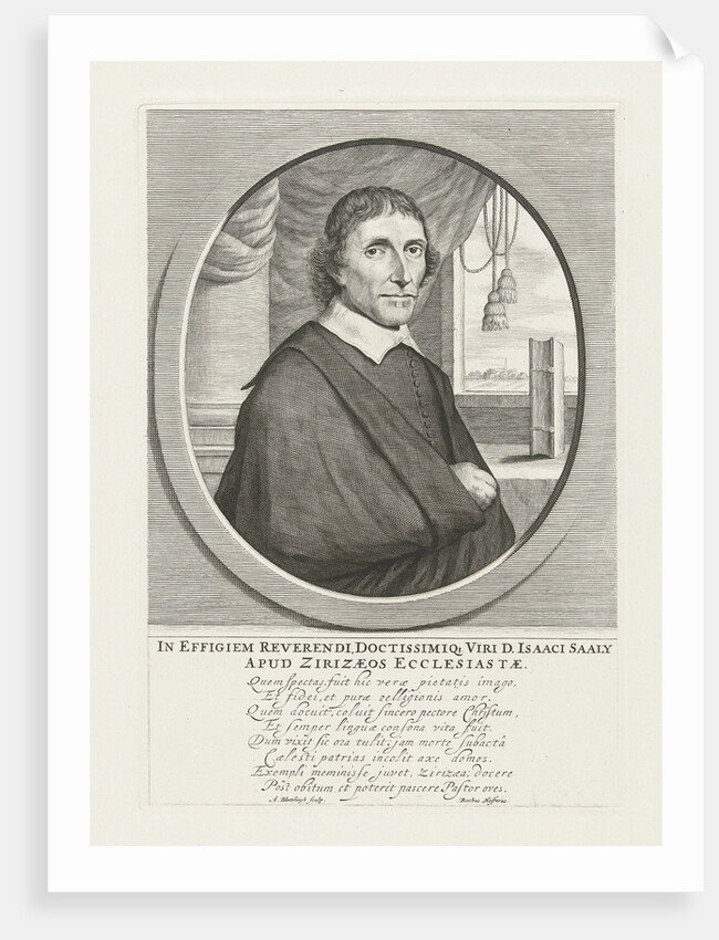 Portrait of Isaac Saaly by Rochus Hofferus