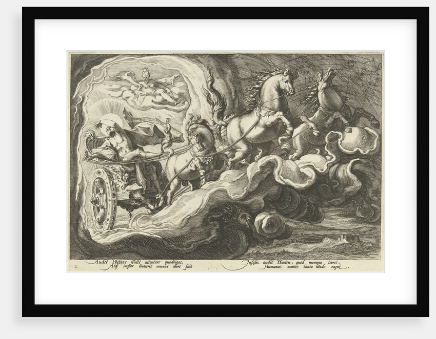 Phaethon riding his father's chariot by Franco Estius