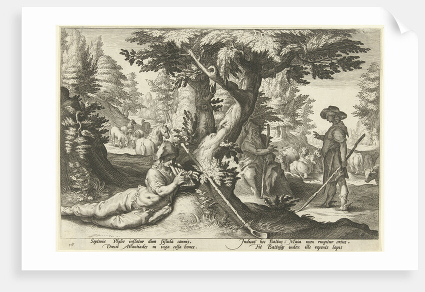 Mercury and Battus by Franco Estius