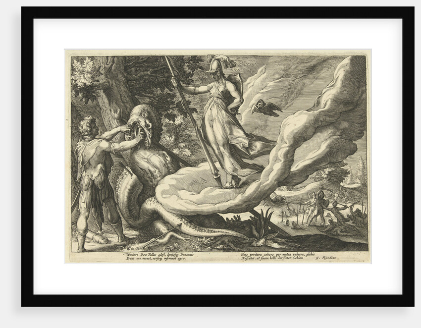 Cadmus sowing the teeth of the dragon by G. Rijckius