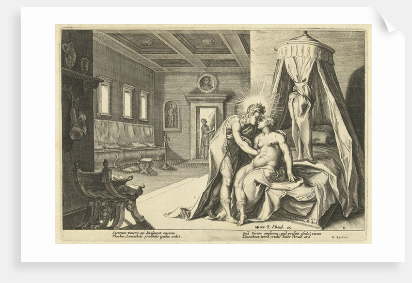 Apollo seduces Leucothe by Robert de Baudous