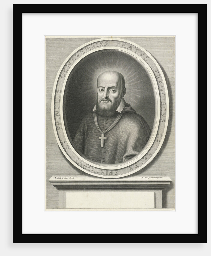 Portrait of H Francis de Sales by Nicolas Pitau I
