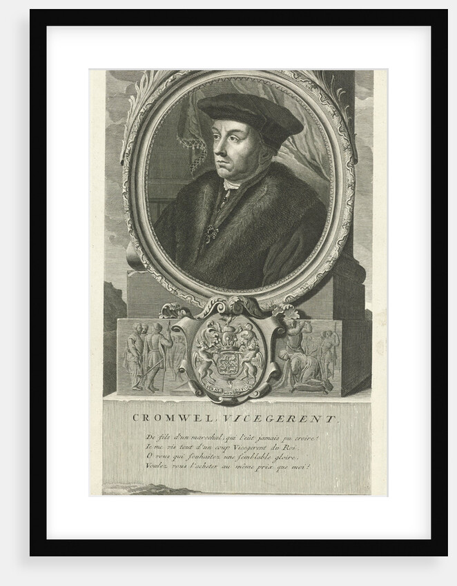 Portrait of Oliver Cromwell by Nicolas Pitau II