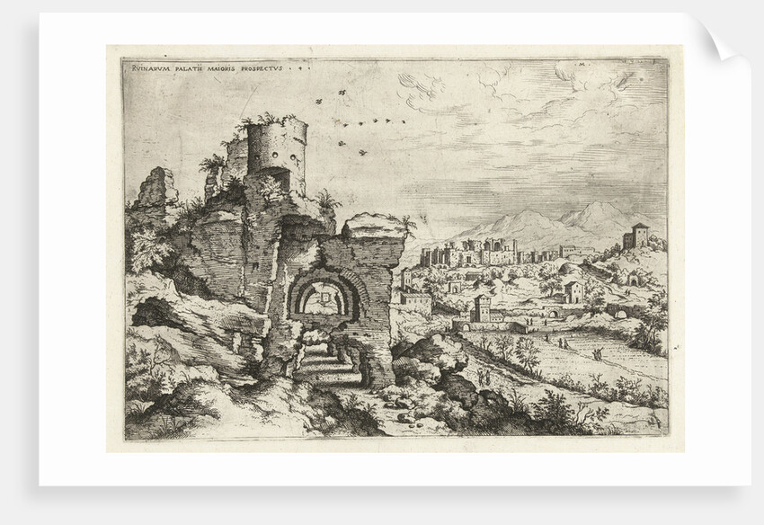 Palatine at the Baths of Caracalla by Hieronymus Cock