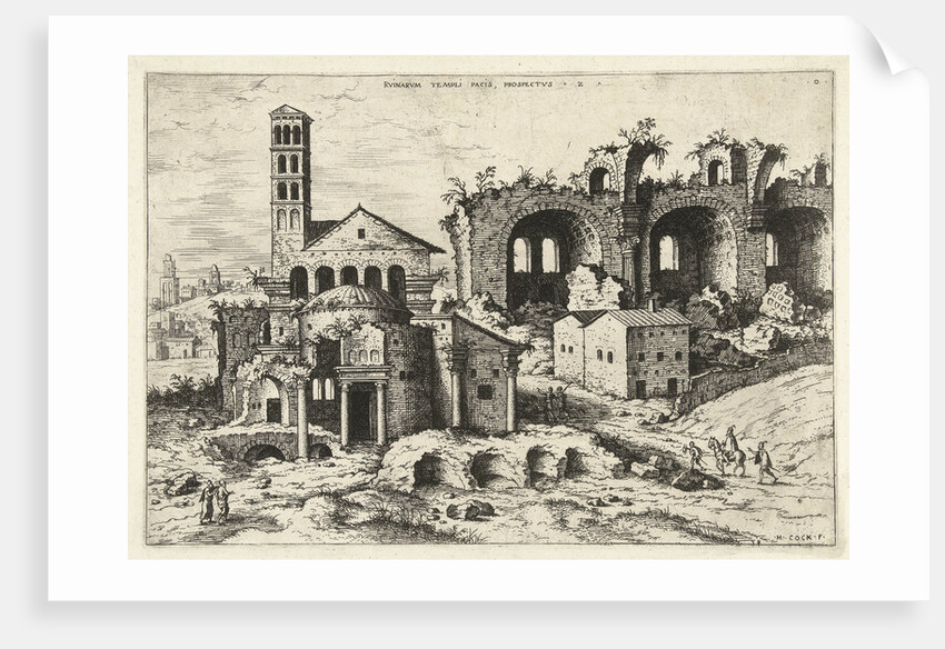 View of the Temple of Romulus and the Basilica of Constantine by Hieronymus Cock