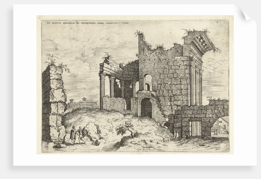 Second view at the Forum Nerva by Hieronymus Cock