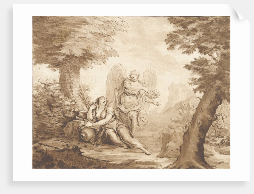 Hagar in the desert by Jurriaan Cootwijck