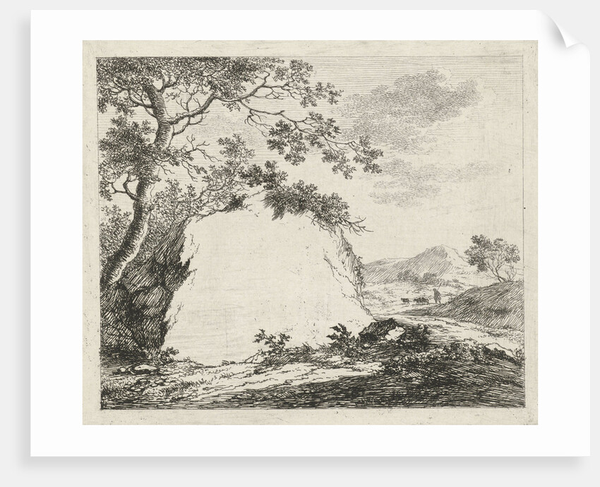 Title print for a series with the twelve months by Johannes Janson