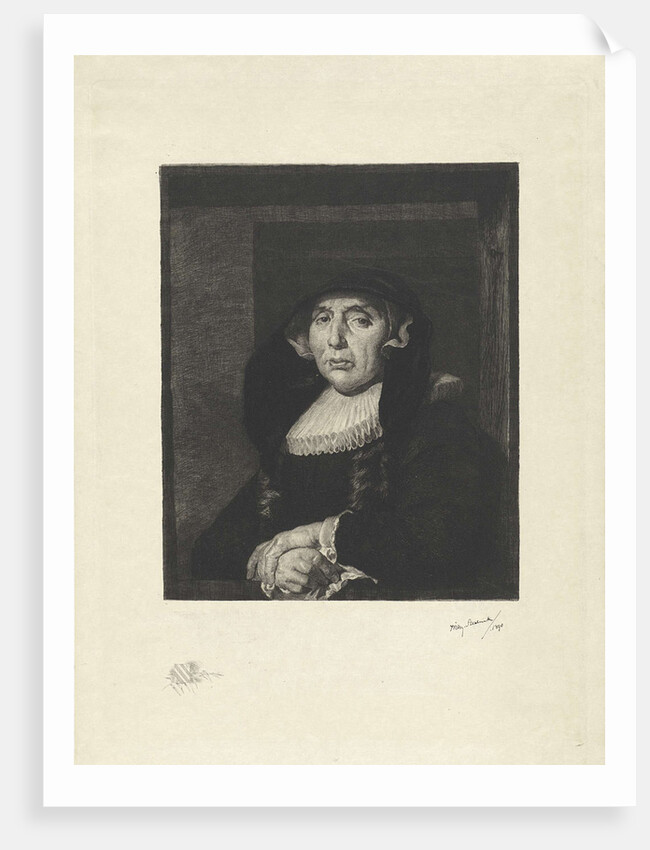 Portrait of an old woman, known as Bayken van Bracht by Govert Flinck