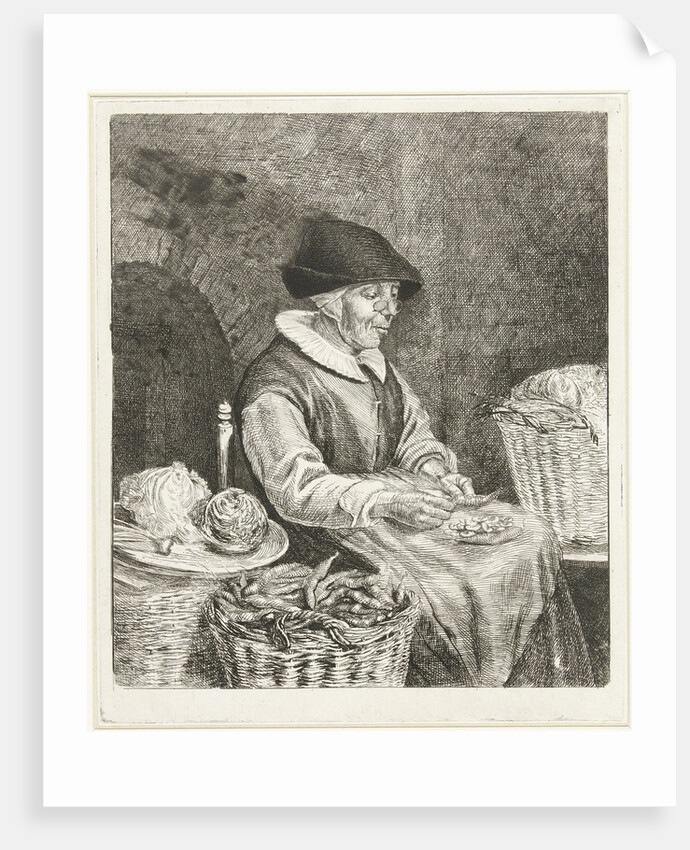 Old woman by Quiringh Gerritsz. van Brekelenkam