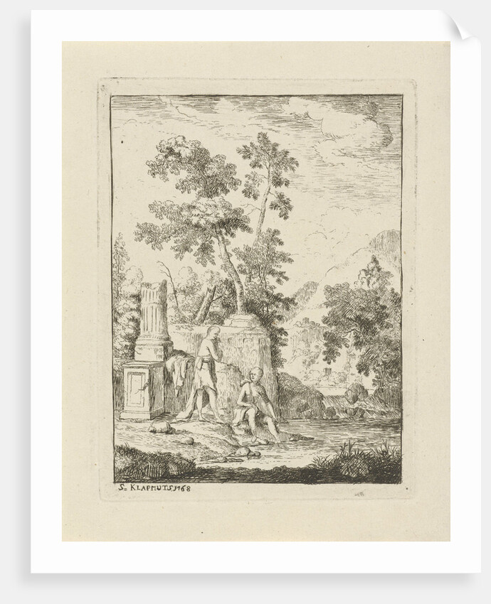 Bathing girls by Simon Klapmuts