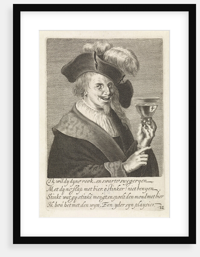 Man with Rummer by Jan van de Velde II
