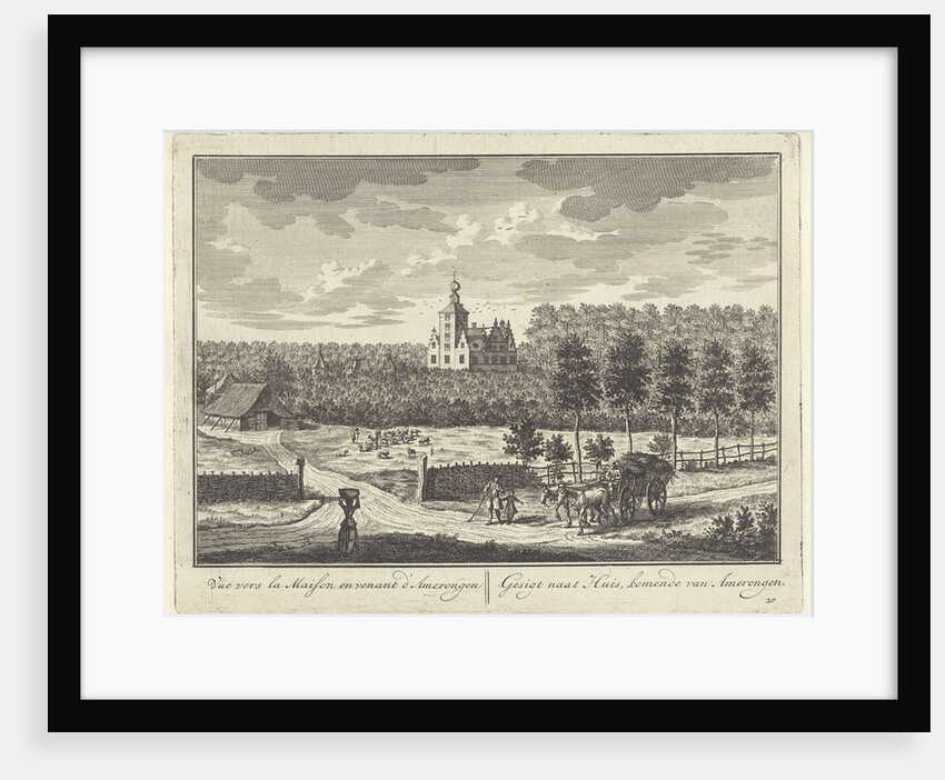 Castle Zuilenstein seen from Amerongen by Daniël Stopendaal