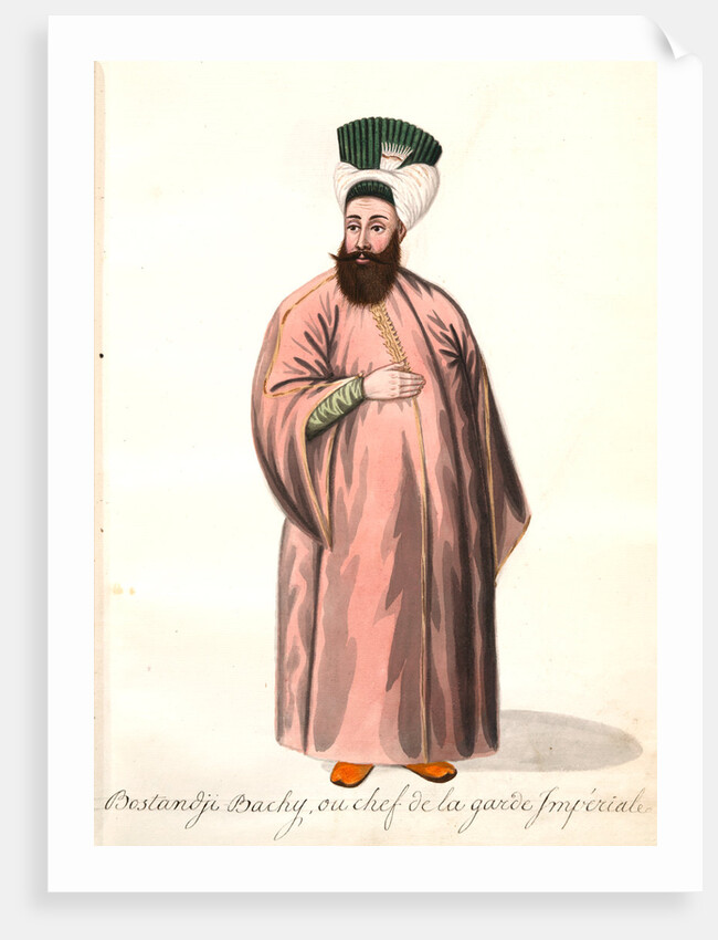 Bostandji-bachy by Mahmud II