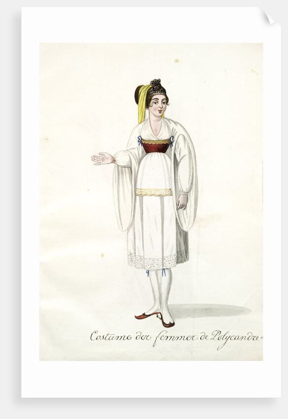 Costume des femmes de Polycandre by Mahmud II
