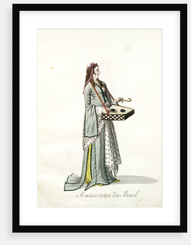 Musicienne du sérail by Mahmud II