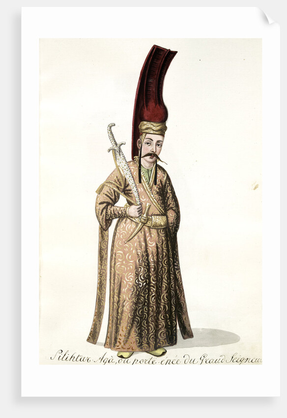 Silihtar aga, ou porte-épée du Grand Seigneur by Mahmud II