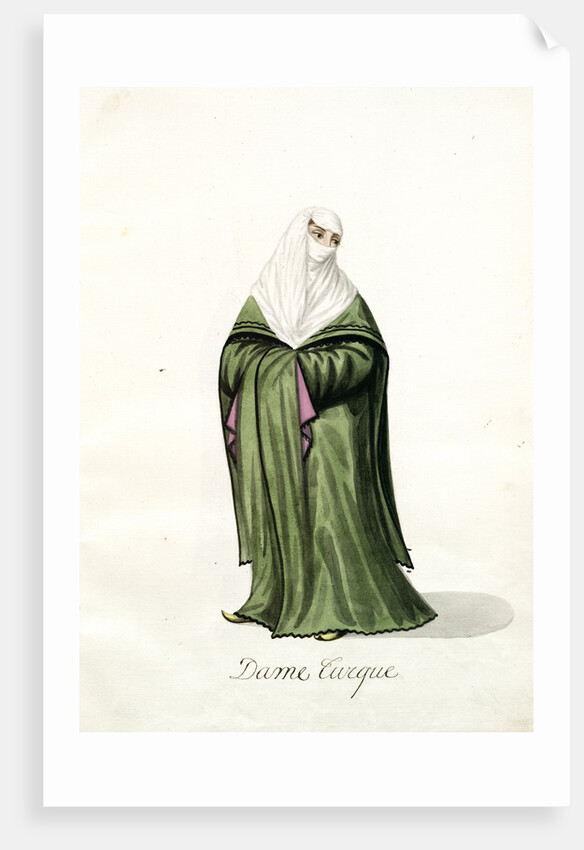 Dame turque by Mahmud II