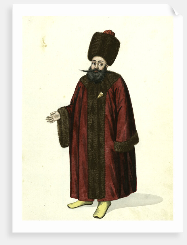 Chef du corps de garde particulier du grand vezir by Mahmud II