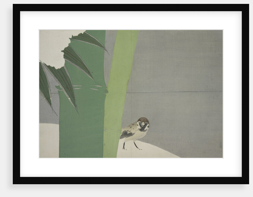 Sparrow and Bamboo by Sekka Kamisaka