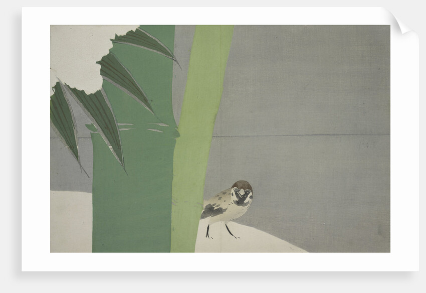 Sparrow and Bamboo by Sekka Kamisaka