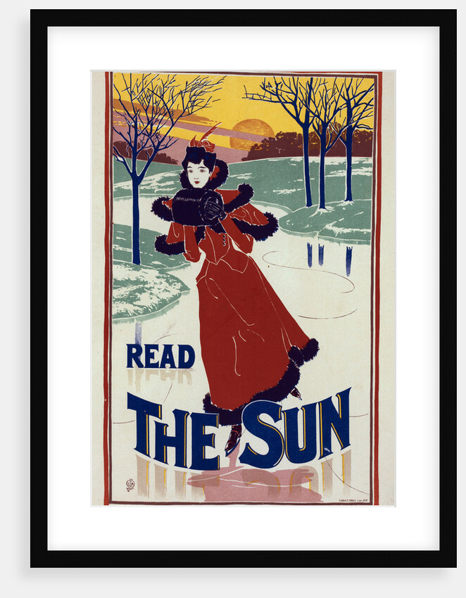 Poster for the journal The Sun by Louis Rhead Marx