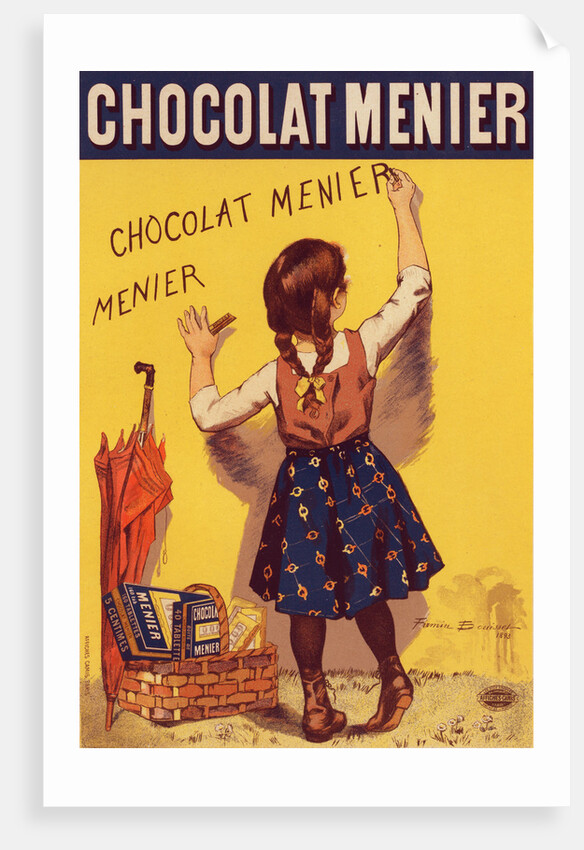 Poster for Chocolat Menier by Firmin Bouisset