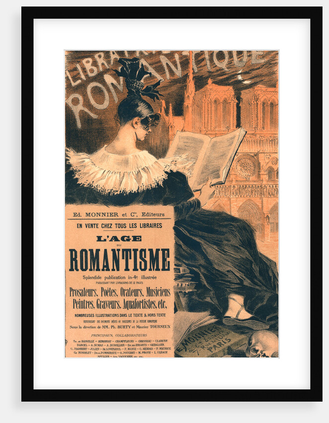 poster for Librairie Romantique by Eugène Grasset