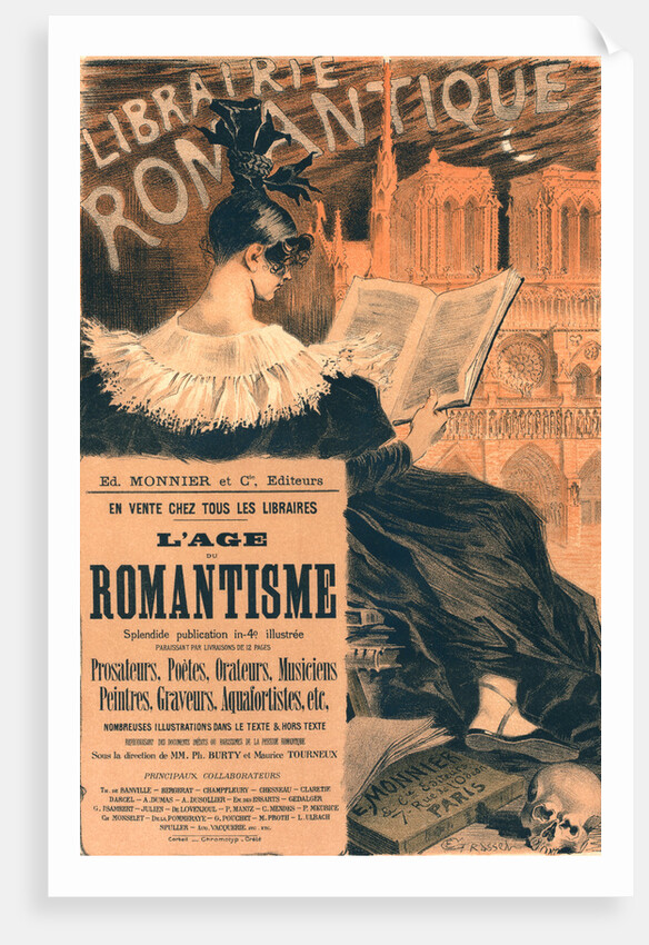 poster for Librairie Romantique by Eugène Grasset