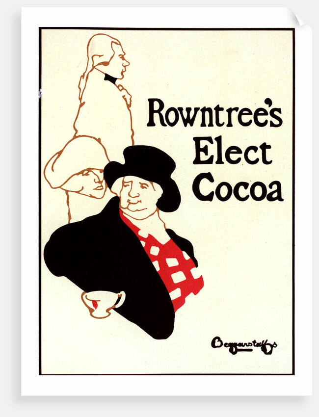 English poster for Rowntree's Elect Cocoa by James Pryde