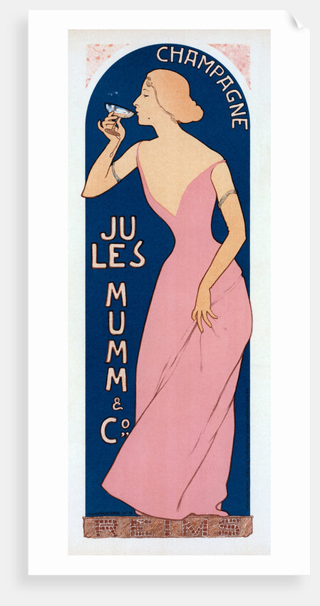 Poster for Champagne Jules Mumm by Maurice Joseph Réalier-Dumas