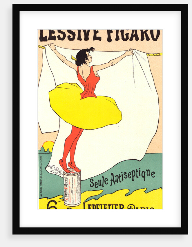 Poster for Lessive Figaro by Léo Gausson