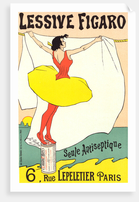 Poster for Lessive Figaro by Léo Gausson