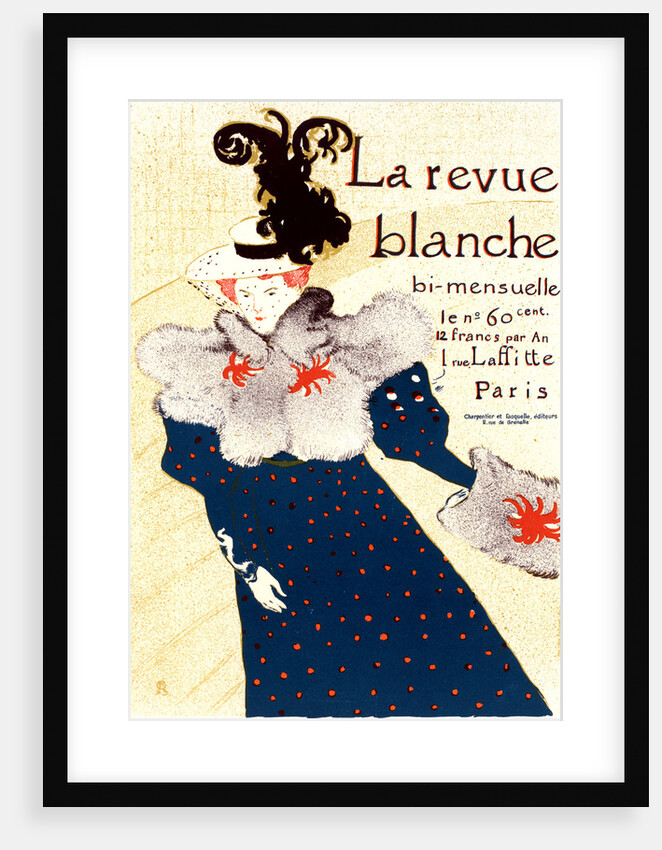 Poster for Revue Blanche by Henri de Toulouse-Lautrec