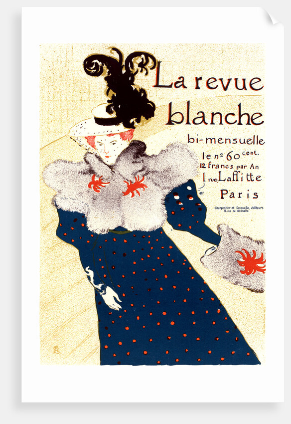 Poster for Revue Blanche by Henri de Toulouse-Lautrec