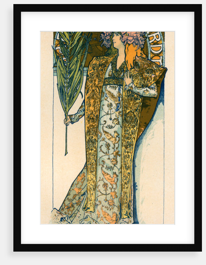 Poster for the Théâtre de la Renaissance, Gismonda by Alphonse Marie Mucha