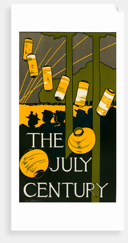 American poster for The Century Magazine, New-York by Charles H. Woodbury