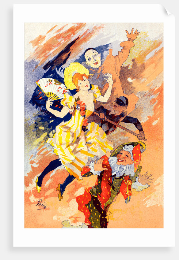 Poster for La Pantomime by Jules Chéret
