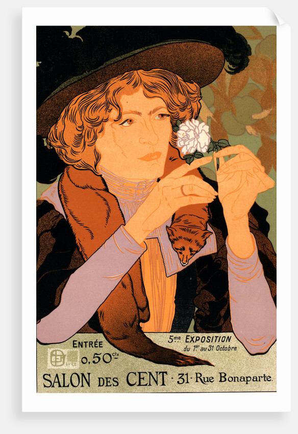 Poster for le Salon des Cent, 5e Exposition d'Art by Georges de Feure