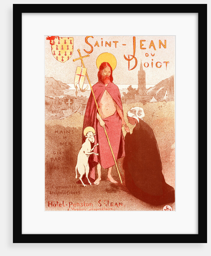 Poster for le Pardon de Saint-Jean-du-Doigt by Adolphe Étienne Auguste Moreau-Nélaton