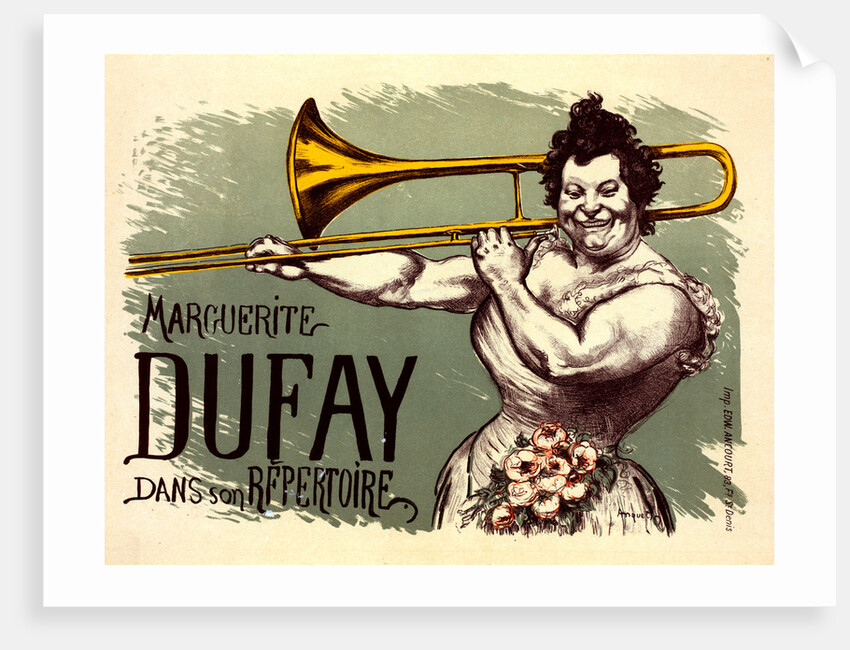 Poster for Marguerite Dufay by Louis Anquetin