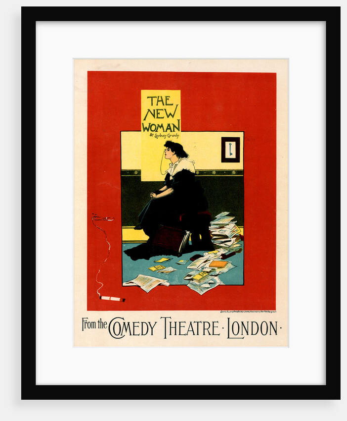 Poster for Comedy Theatre, The New Woman by Albert George Morrow