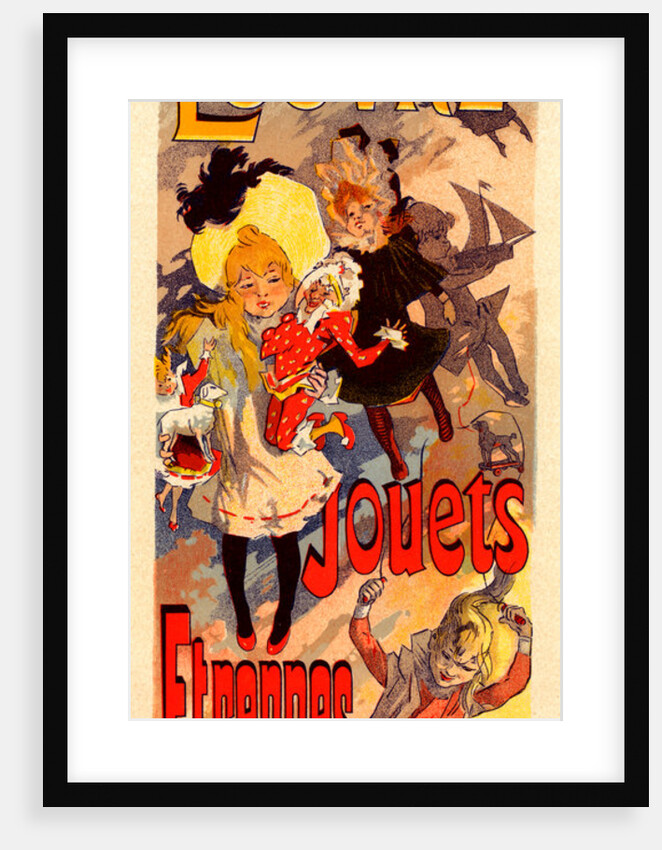 Poster for Magasins du Louvre by Jules Chéret