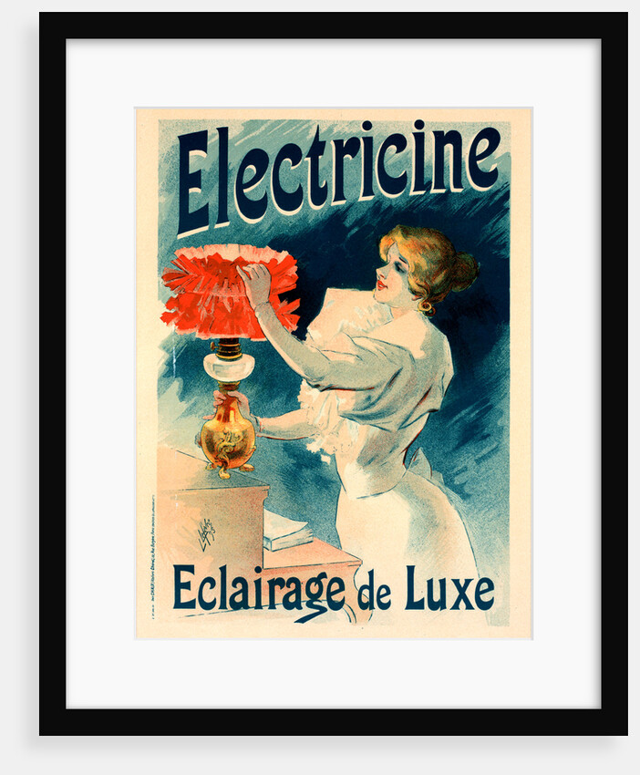 Poster for l' Électricine by Lucien Lefevre